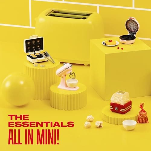 Mini Brands Really Works Magic Cook Kitchen Capsule Series 1 Waffle Maker & Blender Set by ZURU, Capsules of Miniature Real Working Kitchen Appliances, Non-Edible Collectible Toy Mystery Capsule thumbnail 3