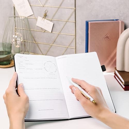 Clever Fox Reading Journal – Book Review Log – Gift Accessories for Reading Lover – Book Journal for Kids & Adults – A5, 5.8”x8.3” (Black) thumbnail 2