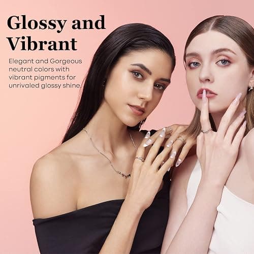 Modelones 24 Pcs Gel Nail Polish Kit, 20 Colors Nude Pink Milky White Gel Polish Neutral Brown Christmas Winter Nail Gel Polish Set Soak Off Manicure Gifts thumbnail 8