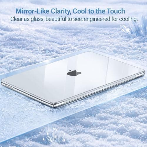 MOSISO Compatible with MacBook Neo Case 13 inch 2026 Release Model A3404 with A18 Pro Chip, 4 in 1 Kit Precision Fit Crack & Scratch Resistant Protective Hard Shell Case Cover, Crystal Clear thumbnail 2