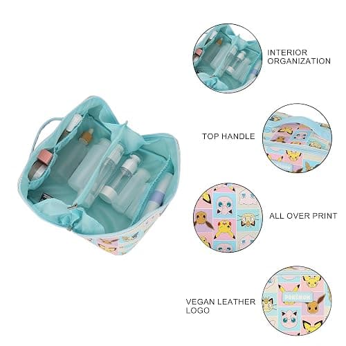 Bioworld Pokemon All-Over Print Women's Novelty Cosmetic Bag thumbnail 4