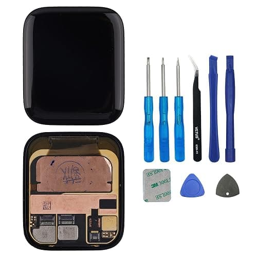 swark Écran LCD compatible avec Apple Watch Series 6 44 mm modèle A2292 A2294 A2376 (GPS + Cellular/GPS) Assemblage d'écran tactile + outils - Image 1