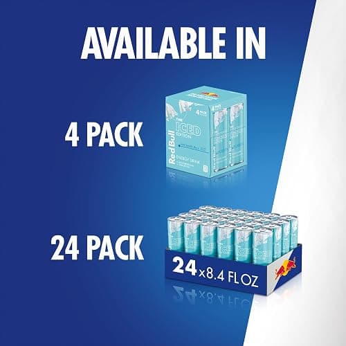 Red Bull Iced Vanilla Berry Energy Drink, 8.4 Fl Oz, Pack of 24 Cans (6 packs of 4) thumbnail 7