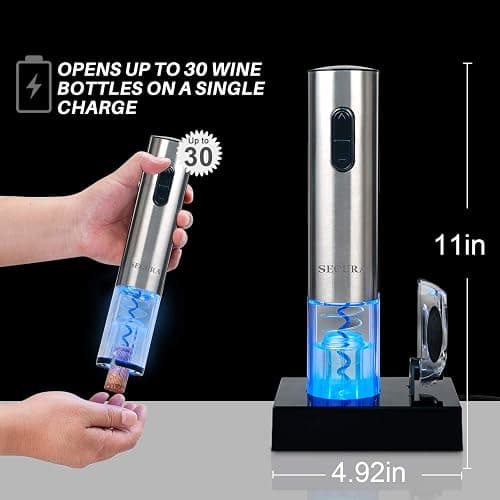 Secura Electric Wine Opener thumbnail 3