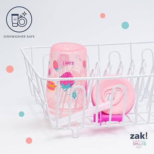 Zak Designs Bluey Kelso Toddler Cups For Travel or At Home, 15oz 2-Pack Durable Plastic Sippy Cups With Leak-Proof Design is Perfect For Kids (Bluey & Friends) thumbnail 7