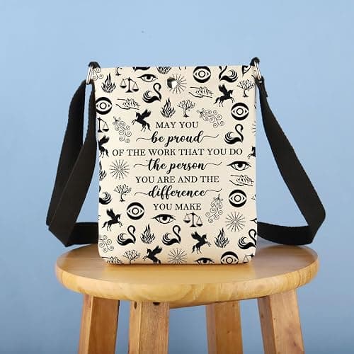 PLITI KOTLC Merchandise Keeper Of The Lost Cities Themed Gift For Bookworm Book Lover Crossbody Bag Foxfire Academy Gift thumbnail 5