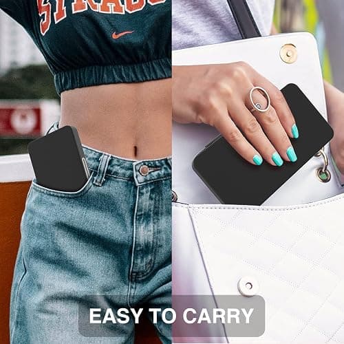 HEIYING Game Card Case for Nintendo Switch 2 & Switch OLED & Lite,Portable Black Memory Storage Holder with 24 Game Card Slots and 24 Micro SD Cards Slots - Black thumbnail 7