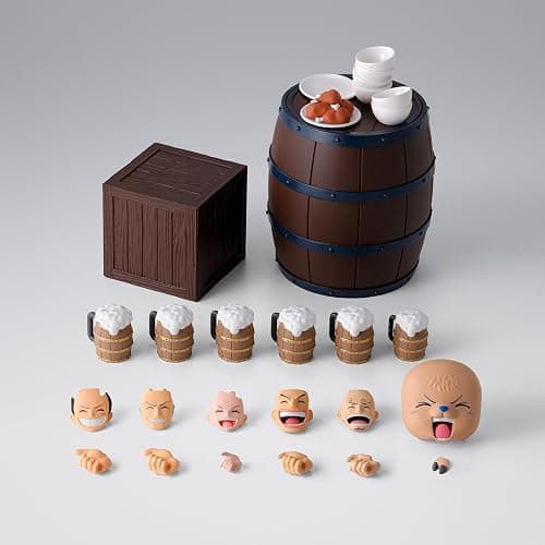 TAMASHII NATIONS - One Piece - Party Set -The Straw Hat Crew- S.H.Figuarts Action Figure | One Piece 6 Inch Scale Accessory S.H. Figuarts - Party Set The Straw Hat Crew thumbnail 3
