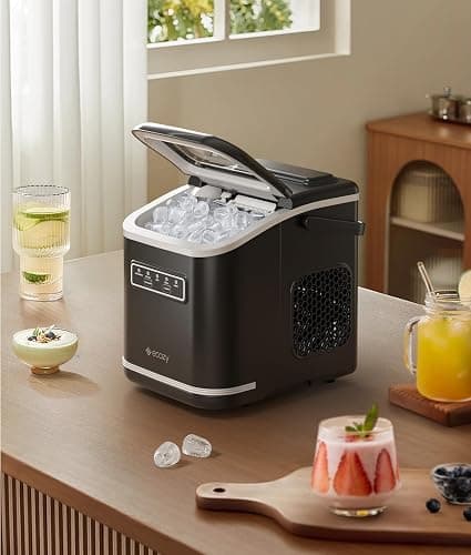 ecozy Smart Ice Makers Countertop, Portable Ice Maker with App Remote & Voice Control, 9 Bullet Ice Cubes in 6 Mins, 26lbs/24Hrs, Self-Cleaning, Quiet Ice Maker Machine for Home Kitchen Office RV thumbnail 8