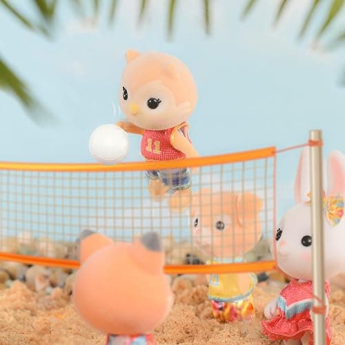 Sunny Days Entertainment Honey Bee Acres Back to School Pals – 9 Miniature Flocked Dolls | Small Collectible Figures | Pretend Play Toys for Kids thumbnail 5