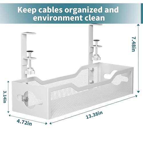 Cable management for desk  thumbnail 7