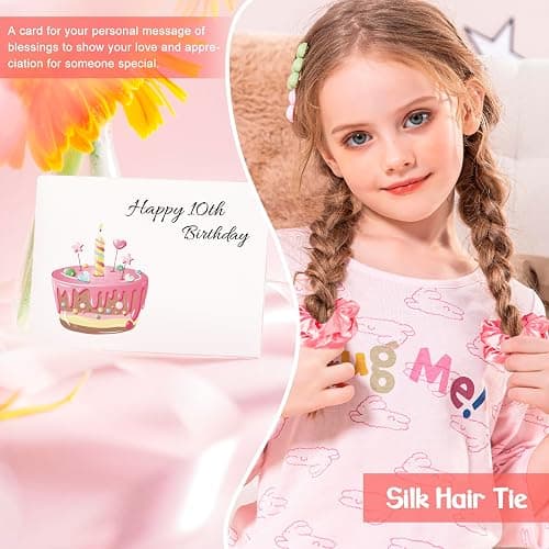 Frerdui 10th Birthday Gifts for Girls, Happy 10th Birthday Gift Ideas, Popular Top Gifts for 10 Year Old Girl, 10 Year Old Girl Birthday Gifts w/In My Double Digits Era Cup Belt Bag Pearl Necklace - 10th birthday gifts w/ belt bag thumbnail 8