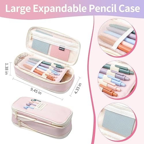 KOPKOFT Bible Study Supplies, Bible Journaling Kit for Women with Journal, Pen Case, Tabs, Highlighters and Pens, Bible Accessories Set for Women Students Beginner, Christian Gifts (Pink) thumbnail 2