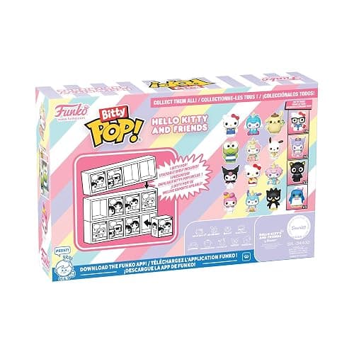 Funko Pop! Bitty: Sanrio - My Melody, Pochacco (Unicorn Party), Badtz-Maru, and Chase Mini Figure - 0.9 Inch (2.2 Cm) - Hello Kitty Collectable - Stackable Display Shelf Included - Gift Idea thumbnail 4