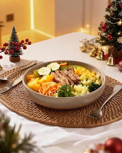 famiware Milkyway 33 oz Pasta Bowls Set of 6, Cinnamon Brown | Scratch-Resistant Stoneware Salad Bowls, Stackable, Dishwasher & Microwave Safe, Lead-Free thumbnail 2
