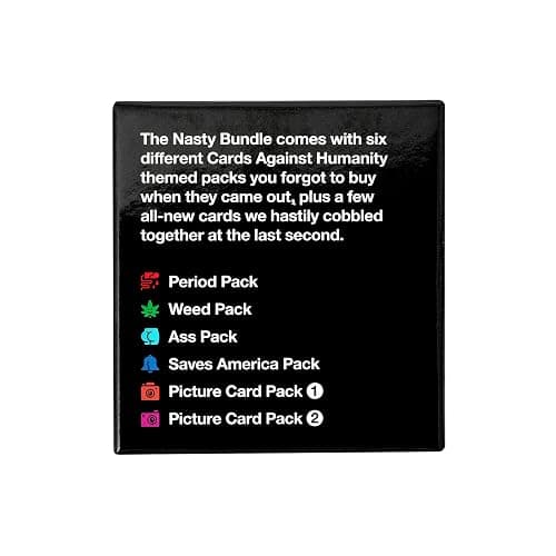 Cards Against Humanity: Nasty Bundle • 6 Nasty Themed Packs + 10 All-New Cards thumbnail 3