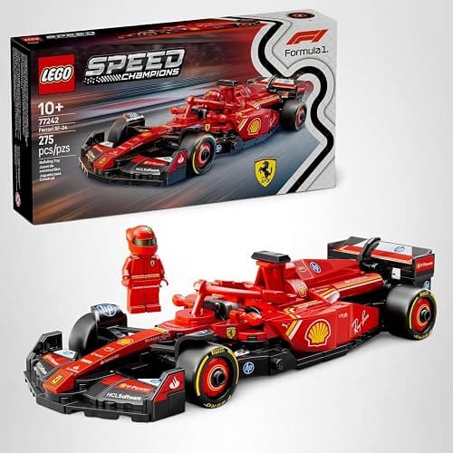 LEGO Speed Champions Ferrari SF-24 F1 Race Car Toys - Building Sets for Kids, Boys & Girls, Ages 10+ - Ferrari F1 Model Car Kits for Display or Play - Gift Ideas for Birthdays and Fans - 77242 thumbnail 8