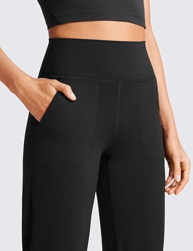 CRZ YOGA Womens Butterluxe High Waist Wide Leg Pants with Pockets 31" - Buttery Soft Comfy Casual Yoga Lounge thumbnail 5