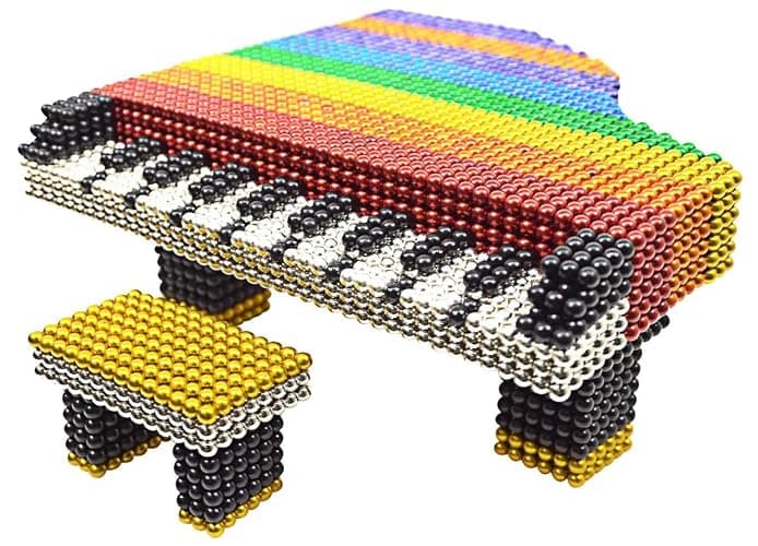 𝙈𝙖𝙜𝙣𝙚𝙩𝙞𝙘-Balls Desk Toys Adults, Stress & Anxiety Relief, Colorful 𝙈𝙖𝙜𝙣𝙚𝙩s Building Sensory Fidget Toys for Office ADHD Autism, Ideal Gift (1000P-M) thumbnail 3
