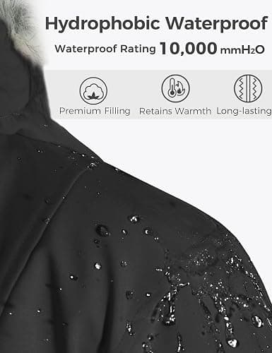 wantdo Plus Size Winter Coats for Women Thick Parka Jacket with Hood thumbnail 5