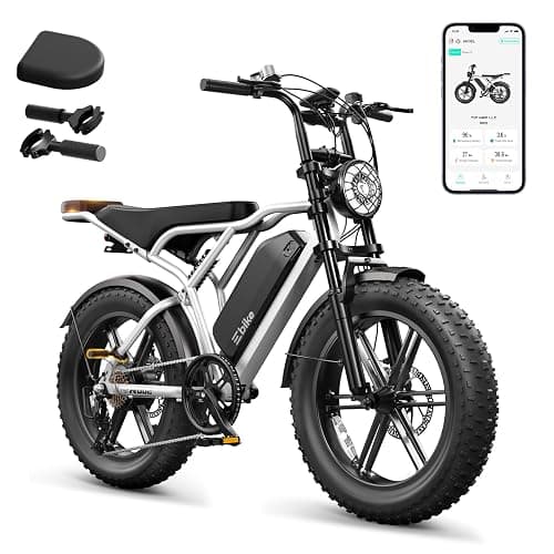 TST Electric Bike for Adults, 48V 15Ah Battery, 1500W Peak Motor, Fat Tire | Dual Suspension ,7-speed Gears, 3 Working Modes, Powerful, LCD Display, Suitable for Commuters and Beginner Cyclists - Image 1