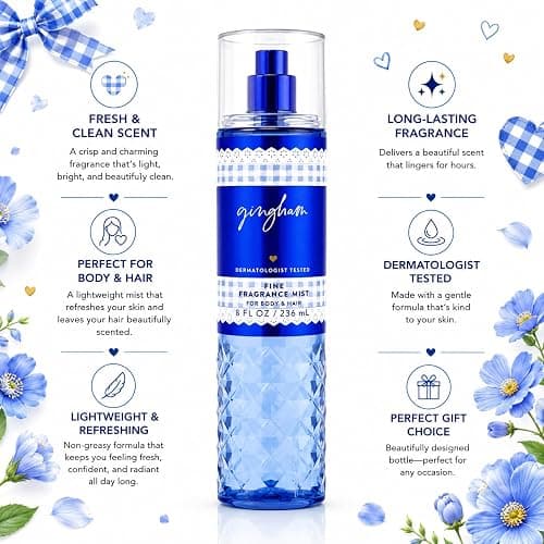 Gingham Fine Fragrance Mist, 8 FL OZ thumbnail 2