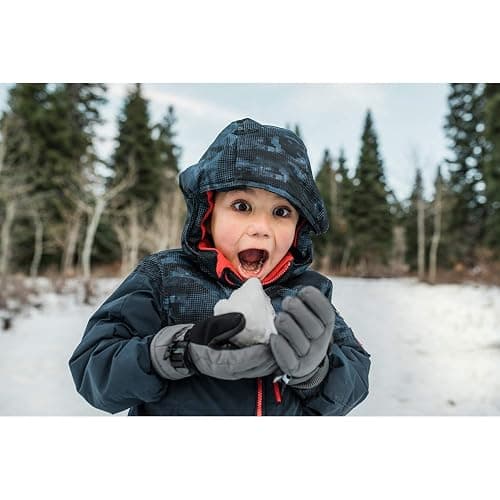 Zelda Matilda 3M 100G Thinsulate - Waterproof Warmest Winter Kids Gloves For Boys and Girls thumbnail 3