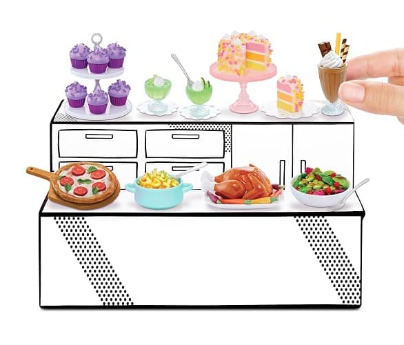 MGA's Miniverse Make It Mini Mega Buffet, Mini Collectibles, DIY, Resin Play, Replica Foods, NOT Edible, Collectors, 8+ thumbnail 5