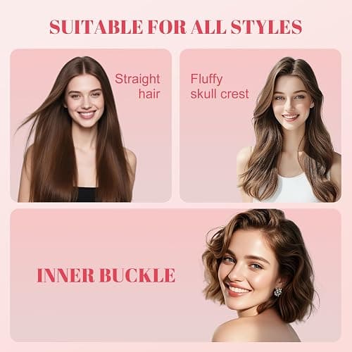 Mini Hair Straightener Portable 2026 Cordless Curling Iron Small Flat Steam Hair Straightener Brush Travel Hot Styling Tools for Women Wireless Tiny Ceramic Hairdressing Comb Size thumbnail 5
