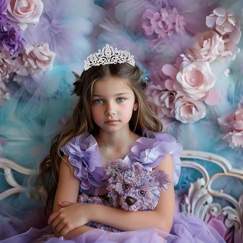 Schmoopy Tiara Crown for Women, Crystal Tiara for Bridal Prom Queen Birthday Wedding Party (A-Silver) thumbnail 4