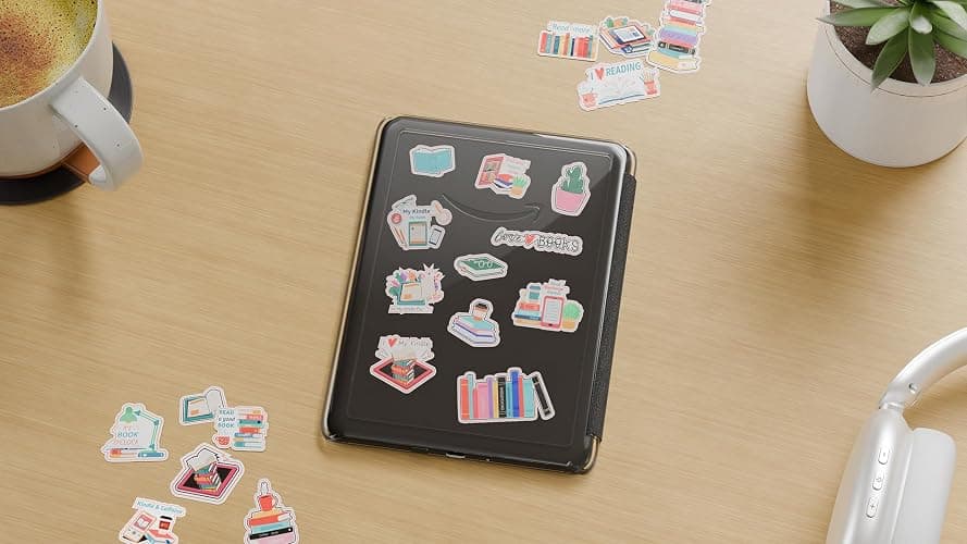 Kindle Colorsoft Clear Case Bundle: Includes Amazon Kindle Colorsoft 16 GB, No Ads (newest model) | Black & Clear Back Case | Black thumbnail 5