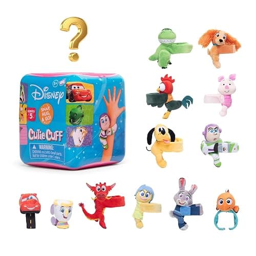 Disney Cutie Cuff - Mystery Plush Slap Band Bracelet - Favorites Series 5 thumbnail 2