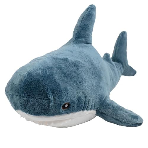 Djungelskog 100cm/39 inch Shark Plush, Giant Shark Stuffed Animal - Ideal Gift for Kid Boy,Girl&Girlfriend - Super Soft and Cuddly! (100cm/39.3inch) thumbnail 3
