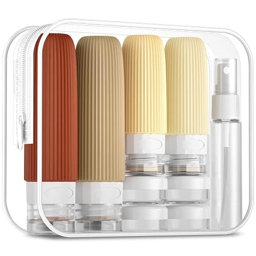 Mrsdry 16 Pack Travel Bottles Set, TSA Approved Leak Proof Silicone Squeezable Containers for Toiletries, Refillable Travel Accessories for Conditioner, Shampoo, Lotion & Body Wash Accessories - Image 1