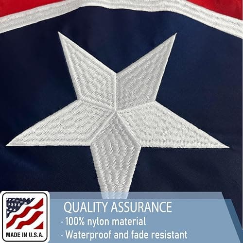 KEYCA Embroidery Tennessee Flags 3x5 Outdoor Heavy Duty Double Sided 340D Nylon Vivid Color Anti-Fading with 2 Brass Grommets for Home/Company/Indoor Outdoor Decoration thumbnail 4