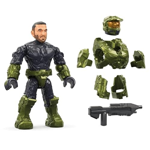 MEGA Halo The Series Vehicle Building Toys Set, FLEETCOM Warthog ATV with 469 Pieces, 5 Micro Action Figures, Poseable Articulation, Kids and Fans (Amazon Exclusive) thumbnail 4