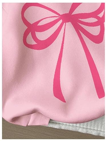 WDIRARA Girl's Cherry Graphic Hoodie Long Sleeve Hooded Sweatshirt Cute Pullovers Tops thumbnail 5