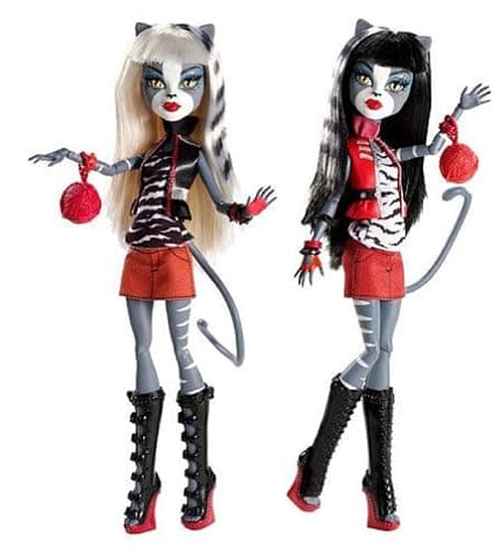Monster High Werecat Twin Sisters - Meowlody and Purrsephone - Image 1