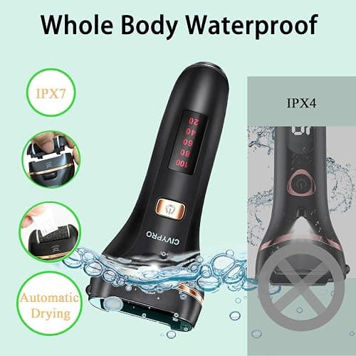 Electric Foot Callus Remover- Long Service Time, Rechargeable Electronic Foot File- Ideal Gift, Professional Pedicure Tools, Waterproof Foot Scrubber, Pedicure Kit Feet Care for Dead Skin (Black) thumbnail 3