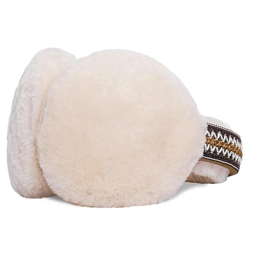 UGG Tasman Sheepskin Earmuffs for Women, Soft Genuine Shearling Ear Warmers thumbnail 5
