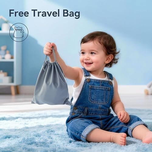 UseNiy Baby Ear Protection for Infants and Toddlers (3 to 48 Months) - Safe fit & Comfort Earmuffs- 25dB Noise Cancelling Headphones for Travel, Airplanes, Concerts - Blue thumbnail 6