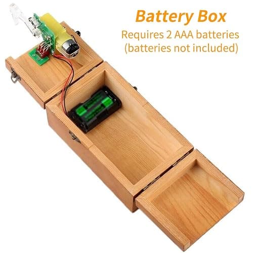 Wooden Useless Boring Box, Broad Game Tricky Toys Useless Box, Creative Adult Funny Toys Kids Gift Fun Birthday Party Toys for Children, Leave Me Alone Machine Box thumbnail 5