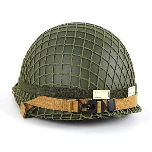 WW2 Version WWII US M1 Helmet Steel with Chin Strap Adjustable thumbnail 4