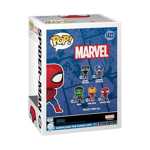 Funko Pop Marvel - Spider-Man - Marvel Comics - Collectable Vinyl Figure - Gift Idea - Official Merchandise - Toys for Kids & Adults - Superheroes Fans - Model Figure for Collectors and Display thumbnail 3
