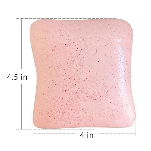 Bread Butter Squishy,Slow Rising Squishy，Stocking Stuffers,Stress Balls，Stress Relief & Fidget Toys for ADHD，Party Favor Gift (Pink) thumbnail 2