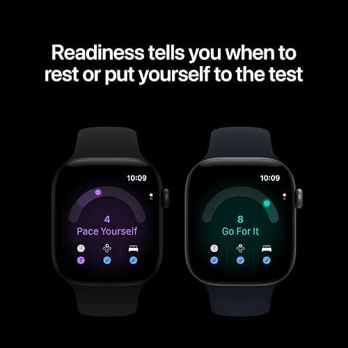 Apple Watch Series 12 GPS + Cellular 42mm Smartwatch | Light Gold Aluminum Case, Sand Sport Band - S/M. Health + Fitness + Sleep Tracking, Heart Rate, Safety thumbnail 4