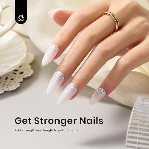 Beetles Builder Gel for Nails, 0.51 fl.oz 8 in 1 Milky White Color | for Thickening Strengthening Building Apex, Beginner Friendly DIY Salon at Home, UV LED Lamp Cured Needed thumbnail 6