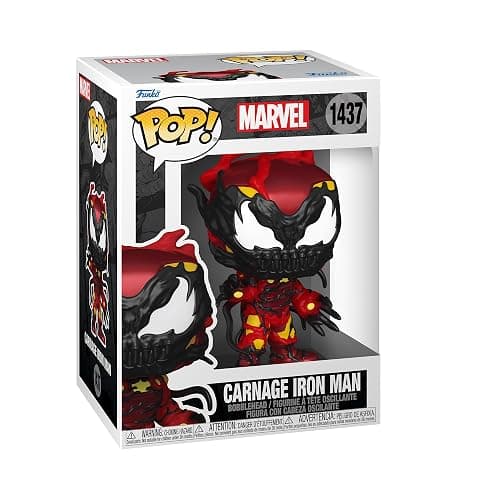 Funko Marvel Carnage Iron Man Vinyl Figurine 1437 Unisex Pop! multicolore vinile - Image 1