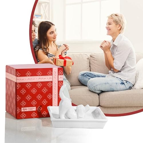 Titanape Dog Mum Gifts, Dog Ring Holder Dish Jewelry Holder | Dog Lovers Present for Women Friends Female Mum Nana Auntie as Valentine's Day Mothers Day Birthday Wedding Christmas thumbnail 5