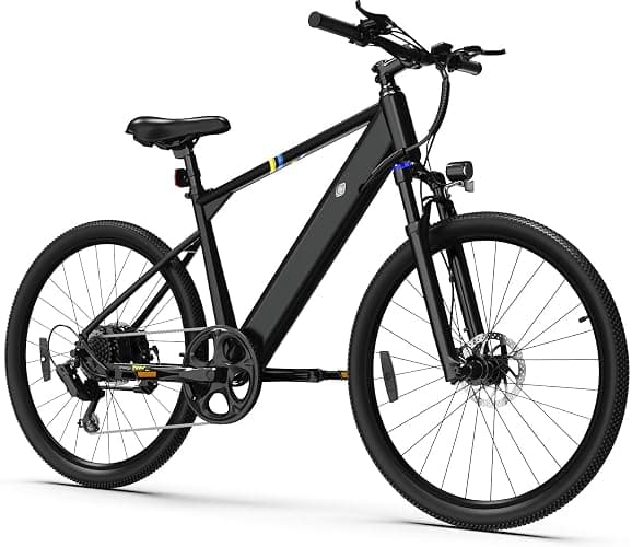 ZDZA Electric Bike, 1000W Peak Motor, 26” Ebike for Adults, 40 Miles Range & 22 Mph Step-Over E Bike, Electric Bicycle for Commute, 7 Speed & Colorful LCD Display, UL2849 Certified - Image 1